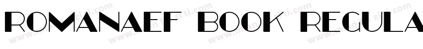 RomanaEF Book Regular字体转换